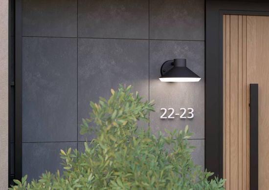 Eglo 900688 NINNARELLA LED Außen-Wand-/Deckenleuchte 4,6W Schwarz Weiss IP44