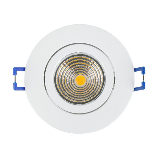Eglo LED Einbauspot Saliceto 3-flammig dimmbar 3x 4,8W warmweiss 2700K Weiss Aluminium Ø9cm 900745