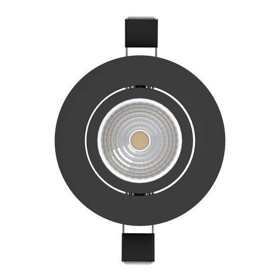 Eglo LED Einbauspot Saliceto 3-flammig dimmbar 3x 4,8W warmweiss 2700K Schwarz Aluminium Ø9cm 900747