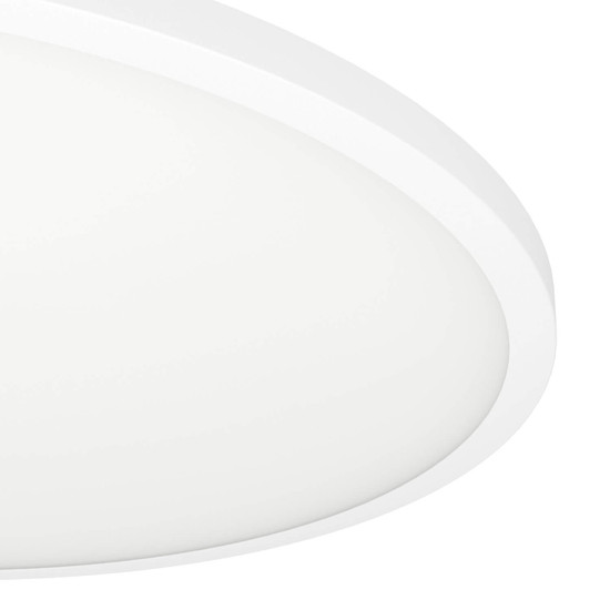 Eglo LED Deckenleuchte Sarsina-Z Smart dimmbar 41W CCT warm-/tageslichtweiss 2700-6500K Zigbee Weiss Aluminium Stahl Ø60cm 900759