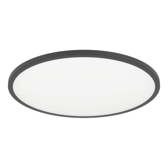 Eglo LED Deckenleuchte Sarsina-Z Smart dimmbar 41W CCT warm-/tageslichtweiss 2700-6500K Zigbee Schwarz Aluminium Stahl Ø60cm 900762