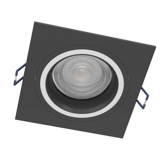 Eglo LED Spot Carosso-Z Smart dimmbar 4,7W RGB CCT warm-/tageslichtweiss 2700-6500K Zigbee Schwarz Aluminium 9x9cm 900763