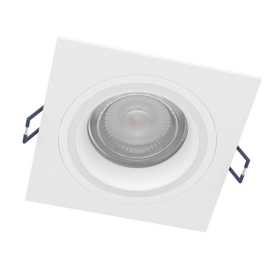 Eglo LED Spot Carosso-Z Smart dimmbar 4,7W RGB CCT warm-/tageslichtweiss 2700-6500K Zigbee Weiss Aluminium 9x9cm 900765
