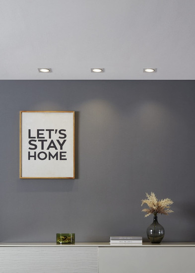 Eglo LED Spot Carosso-Z Smart dimmbar 4,7W RGB CCT warm-/tageslichtweiss 2700-6500K Zigbee Weiss Aluminium 9x9cm 900765