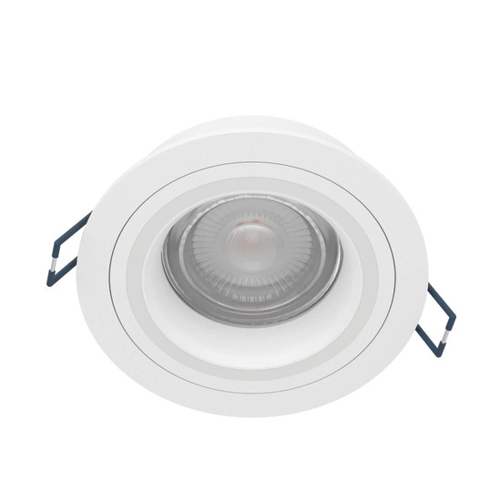 Eglo LED Spot Carosso-Z Smart dimmbar 4,7W RGB CCT warm-/tageslichtweiss 2700-6500K Zigbee Weiss Aluminium Ø9cm 900766