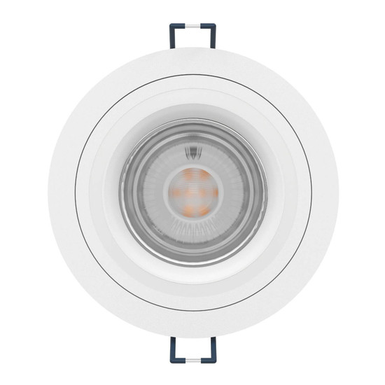 Eglo LED Spot Carosso-Z Smart dimmbar 4,7W RGB CCT warm-/tageslichtweiss 2700-6500K Zigbee Weiss Aluminium Ø9cm 900766