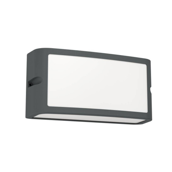 Eglo 900808 CAMARDA LED Außen-Wand-/Deckenleuchte 10,5W Anthrazit Weiss Neutralweiss IP54