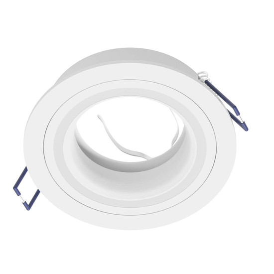 Eglo Einbauspot Carosso GU10 Weiss Aluminium Ø9cm 900816