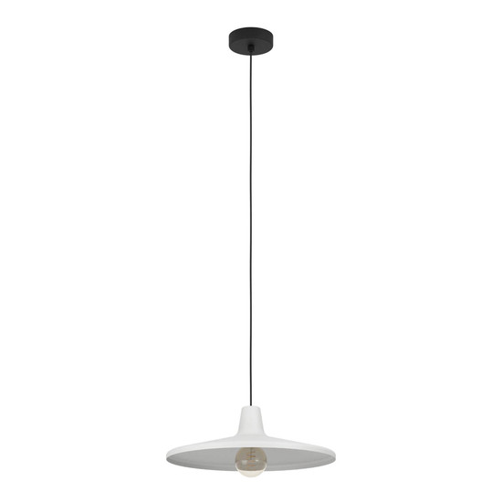 Eglo Pendelleuchte Miniere E27 Schwarz Grau Stahl Ø42cm 900833