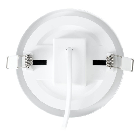 Eglo LED Einbauspot Fueva Flex 5,5W warmweiss 3000K Weiss Aluminium Ø12cm 900932