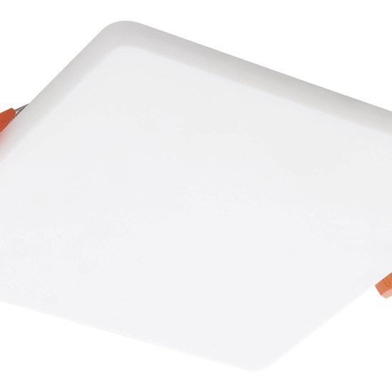 Eglo LED Einbauspot Rapita 18W warmweiss 3000K IP65 Weiss Aluminium 21,5x21,5cm 900969