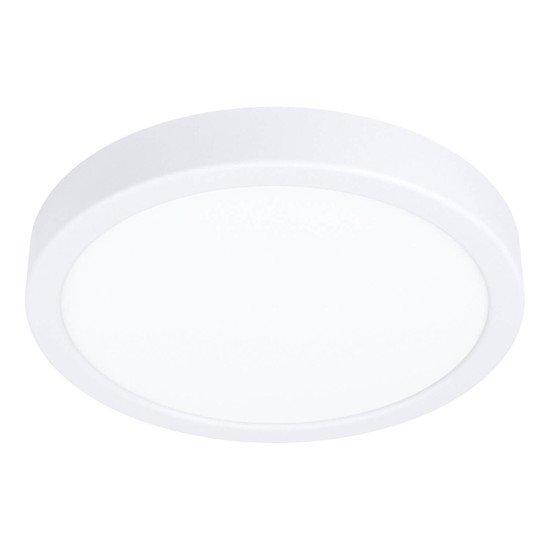 Eglo LED Aufbauleuchte Fueva 5 17W warmweiss 3000K Bewegungsmelder Weiss Stahl mit Sensor Ø21cm 901011