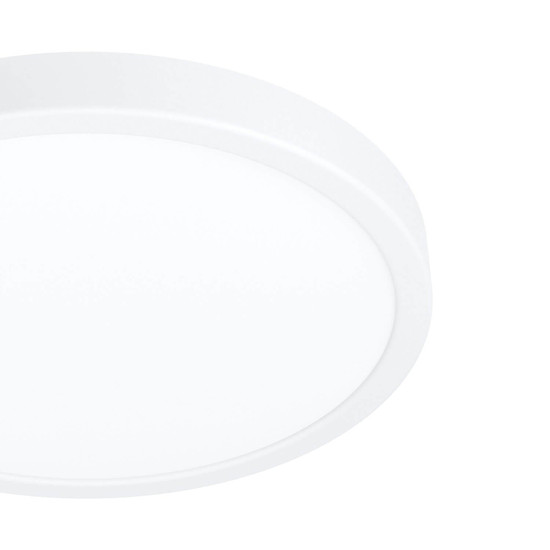 Eglo LED Aufbauleuchte Fueva 5 20,5W warmweiss 3000K Bewegungsmelder Weiss Stahl mit Sensor Ø28,5cm 901012