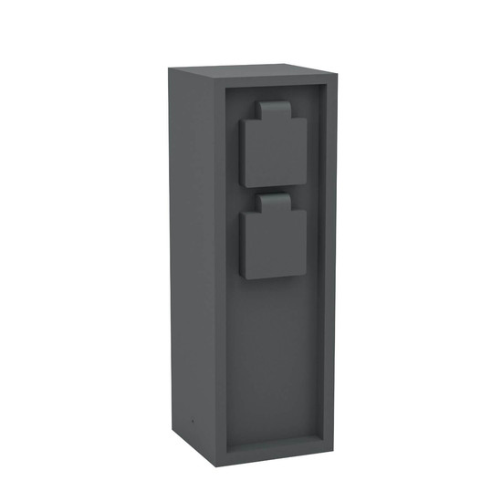 Eglo Zubehör Garten-Steckdosensäule Park 5 Anthrazit 30x10cm 901031