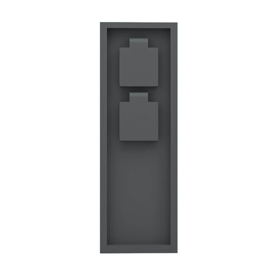 Eglo Zubehör Garten-Steckdosensäule Park 5 Anthrazit 30x10cm 901031