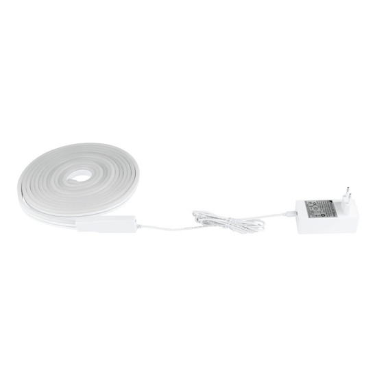 Eglo LED-Streifen Neon-Stripe-Z Smart dimmbar 30W RGB CCT warm-/tageslichtweiss 3000-6500K Zigbee Weiss 5m 901109