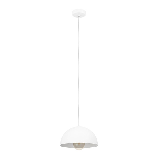Eglo Pendelleuchte Gaetano E27 Weiss Stahl Ø30cm 901135