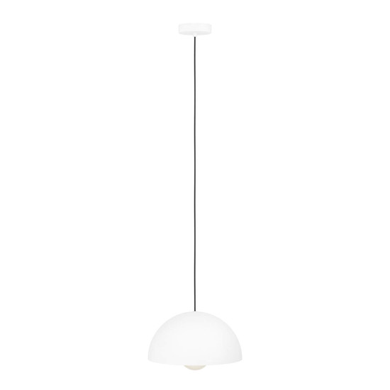 Eglo Pendelleuchte Gaetano E27 Weiss Stahl Ø30cm 901135