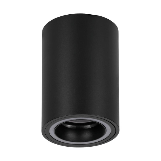 Eglo LED Aufbauleuchte Carosso-Z Smart GU10 dimmbar 4,9W RGB CCT warm-/tageslichtweiss 2700-6500K Zigbee Schwarz Aluminium Ø8cm 901168