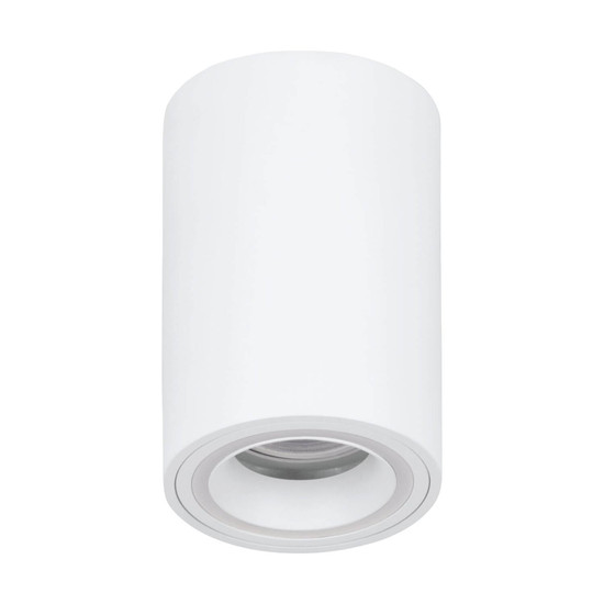Eglo LED Aufbauleuchte Carosso-Z Smart GU10 dimmbar 4,9W RGB CCT warm-/tageslichtweiss 2700-6500K Zigbee Weiss Aluminium Ø8cm 901169