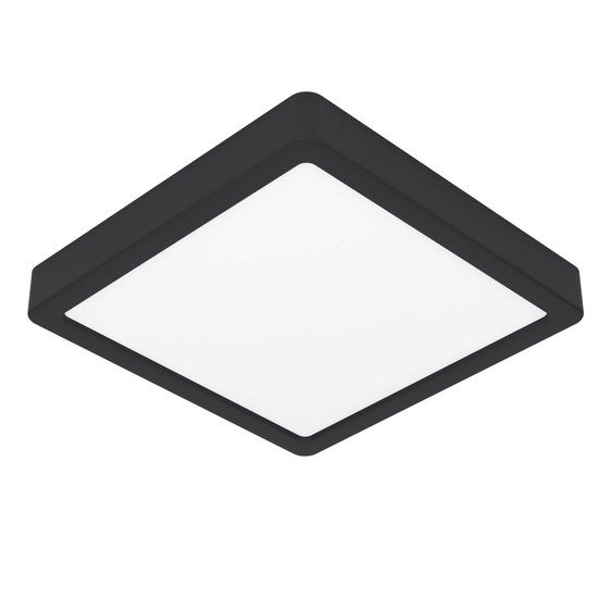 Eglo LED Aufbauleuchte Fueva 6 10,5W CCT warm-/neutral-/tageslichtweiss 2700/4000/6500K Schwarz 22x22cm 901303
