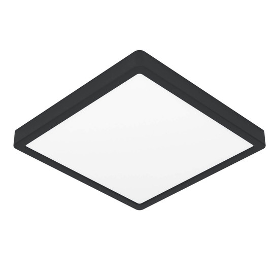 Eglo LED Aufbauleuchte Fueva 6 13W CCT warm-/neutral-/tageslichtweiss 2700/4000/6500K Schwarz 29x29cm 901304