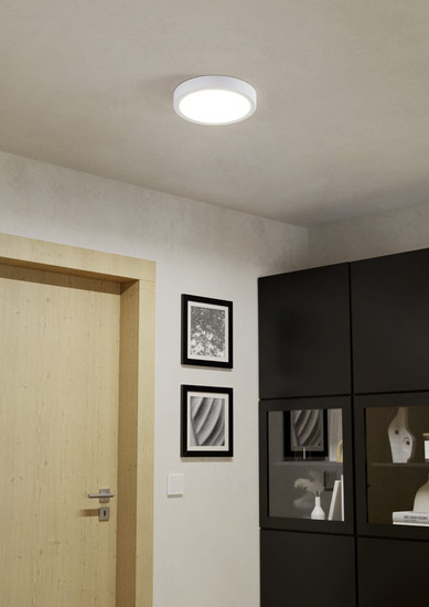 Eglo LED Aufbauleuchte Fueva 6 11,5W CCT warm-/neutral-/tageslichtweiss 2700/4000/6500K Weiss Ø21cm 901307