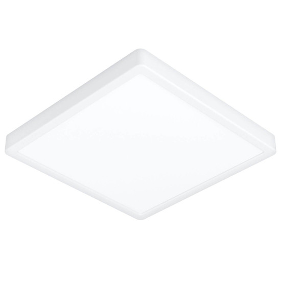Eglo LED Aufbauleuchte Fueva 6 13W CCT warm-/neutral-/tageslichtweiss 2700/4000/6500K IP44 Weiss 29x29cm 901337