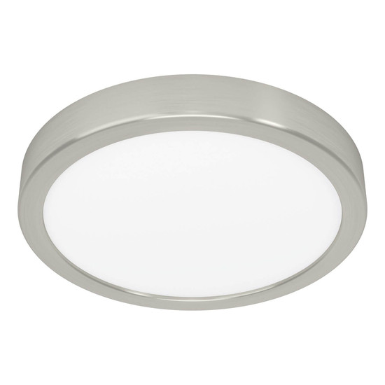 Eglo LED Aufbauleuchte Fueva 6-Z Smart dimmbar 11,2W RGB CCT warm-/tageslichtweiss 2700-6500K Zigbee IP44 Nickel-matt Stahl Ø21cm 901381