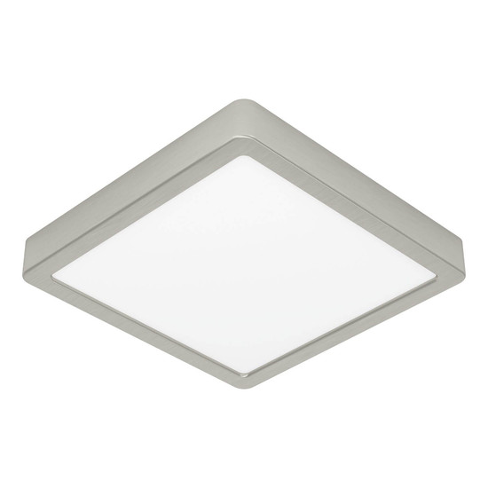 Eglo LED Aufbauleuchte Fueva 6-Z Smart dimmbar 10,5W RGB CCT warm-/tageslichtweiss 2700-6500K Zigbee IP44 Nickel-matt Stahl 22x22cm 901383