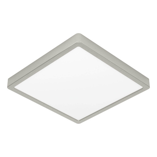 Eglo LED Aufbauleuchte Fueva 6-Z Smart dimmbar 13,5W RGB CCT warm-/tageslichtweiss 2700-6500K Zigbee IP44 Nickel-matt Stahl 29,5x29,5cm 901384