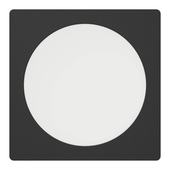Eglo LED Einbauleuchte Fueva 6 10,5W CCT warm-/neutral-/tageslichtweiss 2700/4000/6500K Schwarz 17x17cm 901392