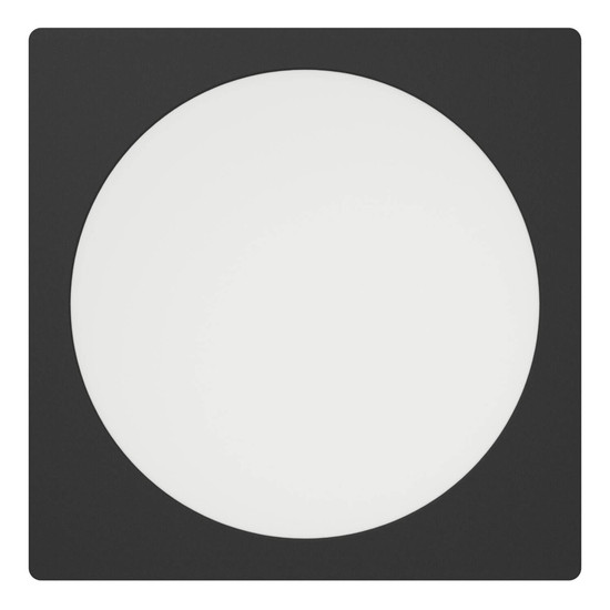 Eglo LED Einbauleuchte Fueva 6 18,5W CCT warm-/neutral-/tageslichtweiss 2700/4000/6500K Schwarz 22x22cm 901393