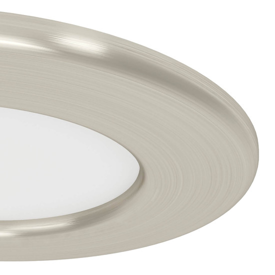 Eglo LED Einbauleuchte Fueva 6 3,7W CCT warm-/neutral-/tageslichtweiss 2700/4000/6500K Nickel-matt Ø9cm 901404