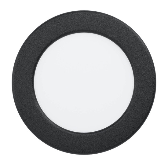Eglo LED Einbauleuchte Fueva 6 6,3W CCT warm-/neutral-/tageslichtweiss 2700/4000/6500K IP44 Schwarz Ø12cm 901413