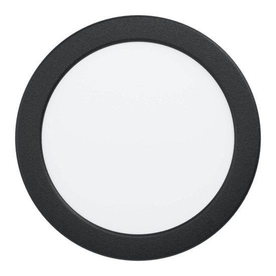 Eglo LED Einbauleuchte Fueva 6-Z Smart dimmbar 9,5W RGB CCT warm-/tageslichtweiss 2700-6500K Zigbee IP44 Schwarz Ø17cm 901427