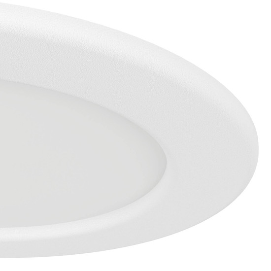 Eglo LED Einbauleuchte Fueva 6-Z Smart dimmbar 5W RGB CCT warm-/tageslichtweiss 2700-6500K Zigbee IP44 Weiss Ø12cm 901431