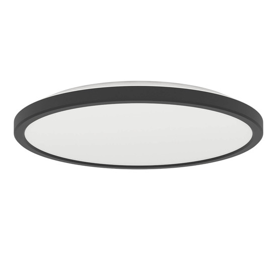 Eglo LED Deckenleuchte Rovito 13,9W CCT warm-/neutral-/tageslichtweiss 2700/4000/6500K IP44 Schwarz Ø30cm 901438