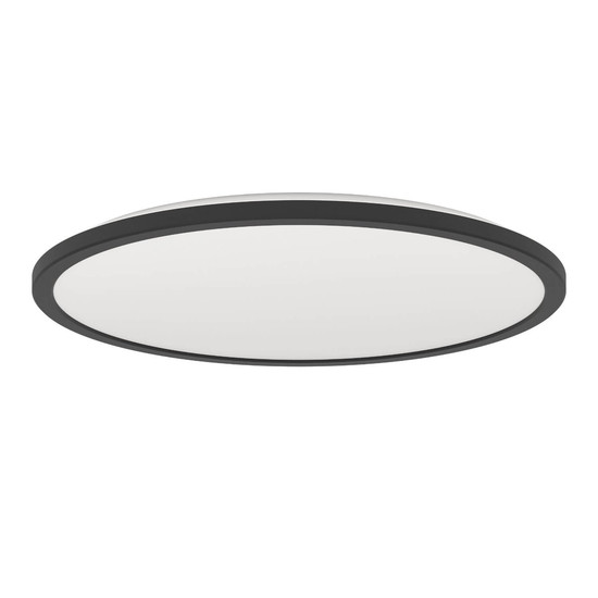 Eglo LED Deckenleuchte Rovito 16,8W CCT warm-/neutral-/tageslichtweiss 2700/4000/6500K IP44 Schwarz Ø50cm 901441