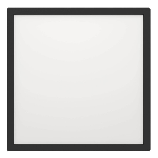 Eglo LED Deckenleuchte Rovito 13,4W CCT warm-/neutral-/tageslichtweiss 2700/4000/6500K IP44 Schwarz 29x29cm 901442
