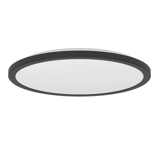 Eglo LED Deckenleuchte Rovito-R dimmbar 18,5W CCT warm-/tageslichtweiss 2700-6500K IP44 Schwarz Ø39cm 901454