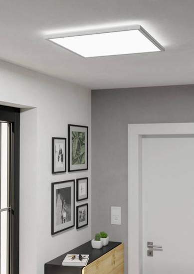 Eglo LED Deckenleuchte Rovito-R dimmbar 17W CCT warm-/tageslichtweiss 2700-6500K IP44 Weiss 50x50cm 901462
