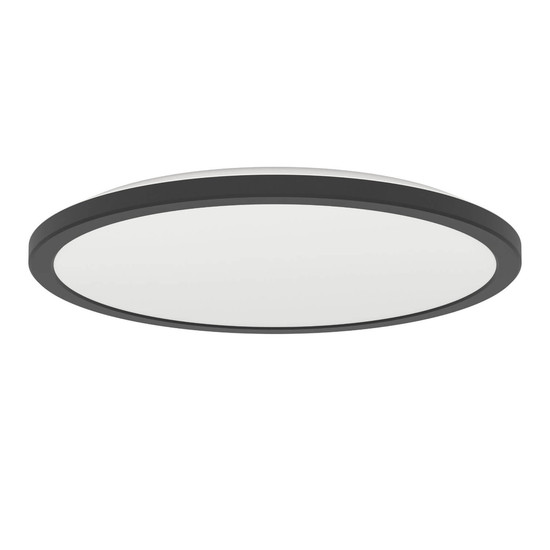 Eglo LED Deckenleuchte Rovito-Z Smart dimmbar 18,5W RGB CCT warm-/tageslichtweiss 2700-6500K Zigbee IP44 Schwarz Ø39cm 901464