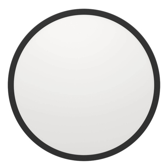 Eglo LED Deckenleuchte Rovito-Z Smart dimmbar 16,8W RGB CCT warm-/tageslichtweiss 2700-6500K Zigbee IP44 Schwarz Ø50cm 901465