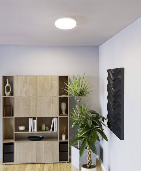 Eglo LED Deckenleuchte Castagneto 20W CCT warm-/neutral-/tageslichtweiss 2700/4000/6500K IP54 Weiss Ø31cm 901532