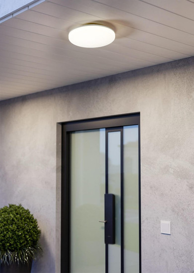 Eglo LED Deckenleuchte Castagneto 20W CCT warm-/neutral-/tageslichtweiss 2700/4000/6500K IP54 Weiss Ø31cm 901532