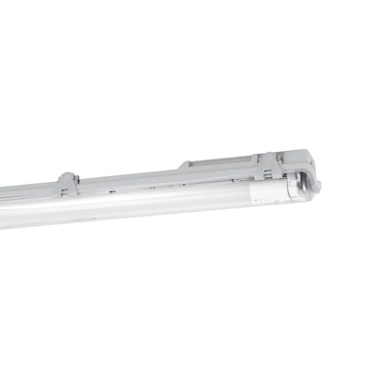 Eglo LED Feuchtraumleuchte Basic G13 23W neutralweiss 4000K IP65 Grau Transparent 156x7cm 901543