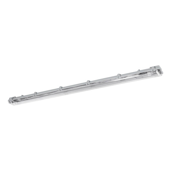 Eglo LED Feuchtraumleuchte Basic 2-flammig G13 2x 23W neutralweiss 4000K IP65 Grau Transparent 156x10cm 901544