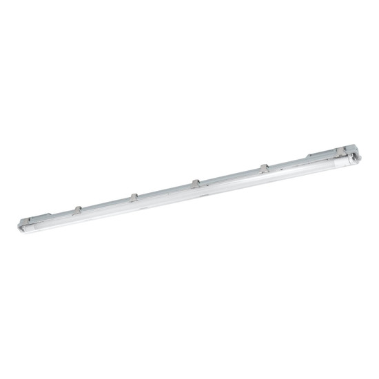 Eglo LED Feuchtraumleuchte Basic Plus G13 23W neutralweiss 4000K IP65 Grau Transparent 156x7cm 901548