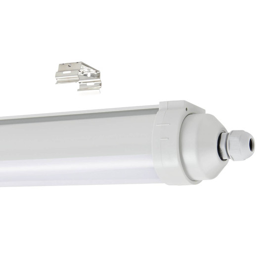 Eglo LED Feuchtraumleuchte Easy Fix 34W neutralweiss 4000K IP65 Grau 112x7cm 901559